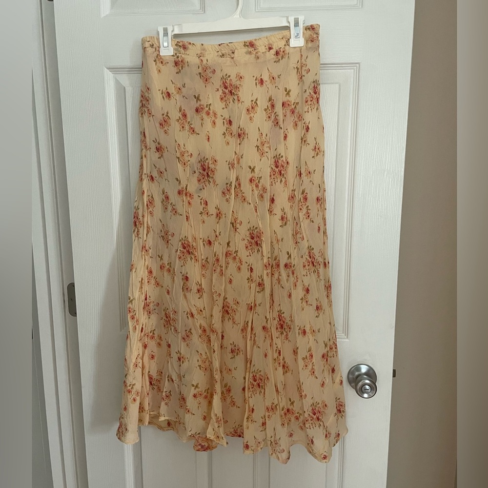 Vtg. Reversible Maxi Skirt